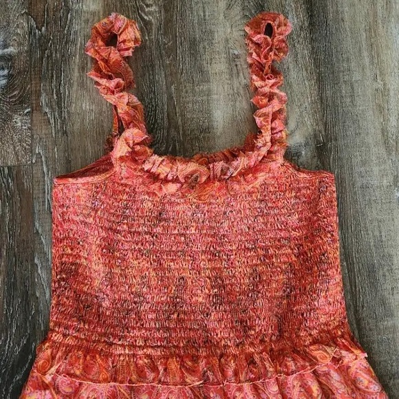 LIKELY Red MIDI Dress - Picture 6 of 6